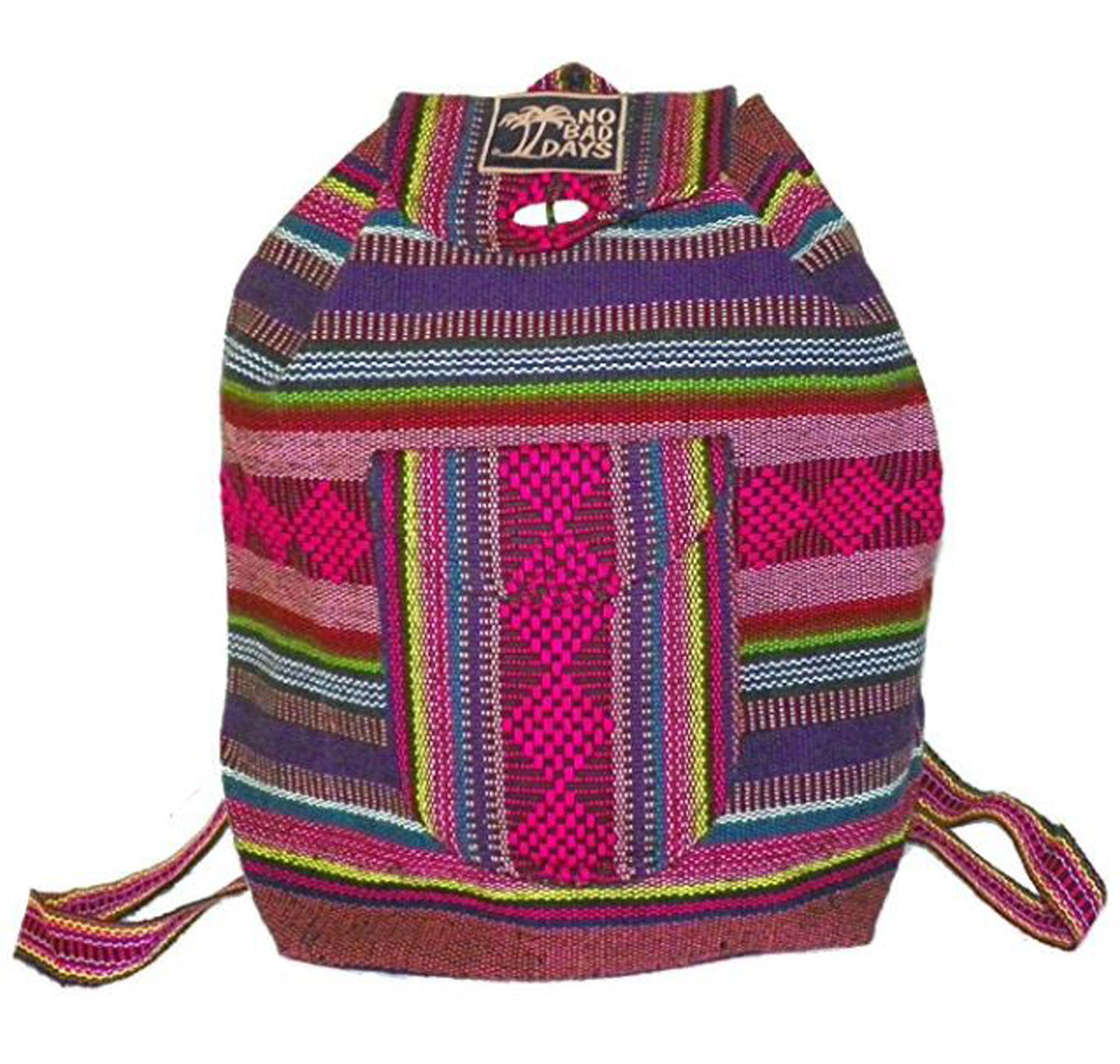 Baja Backpack - Fuchsia Rose Multicolor