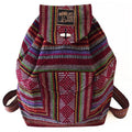 Baja Backpack - Maroon & Purple MultiColor