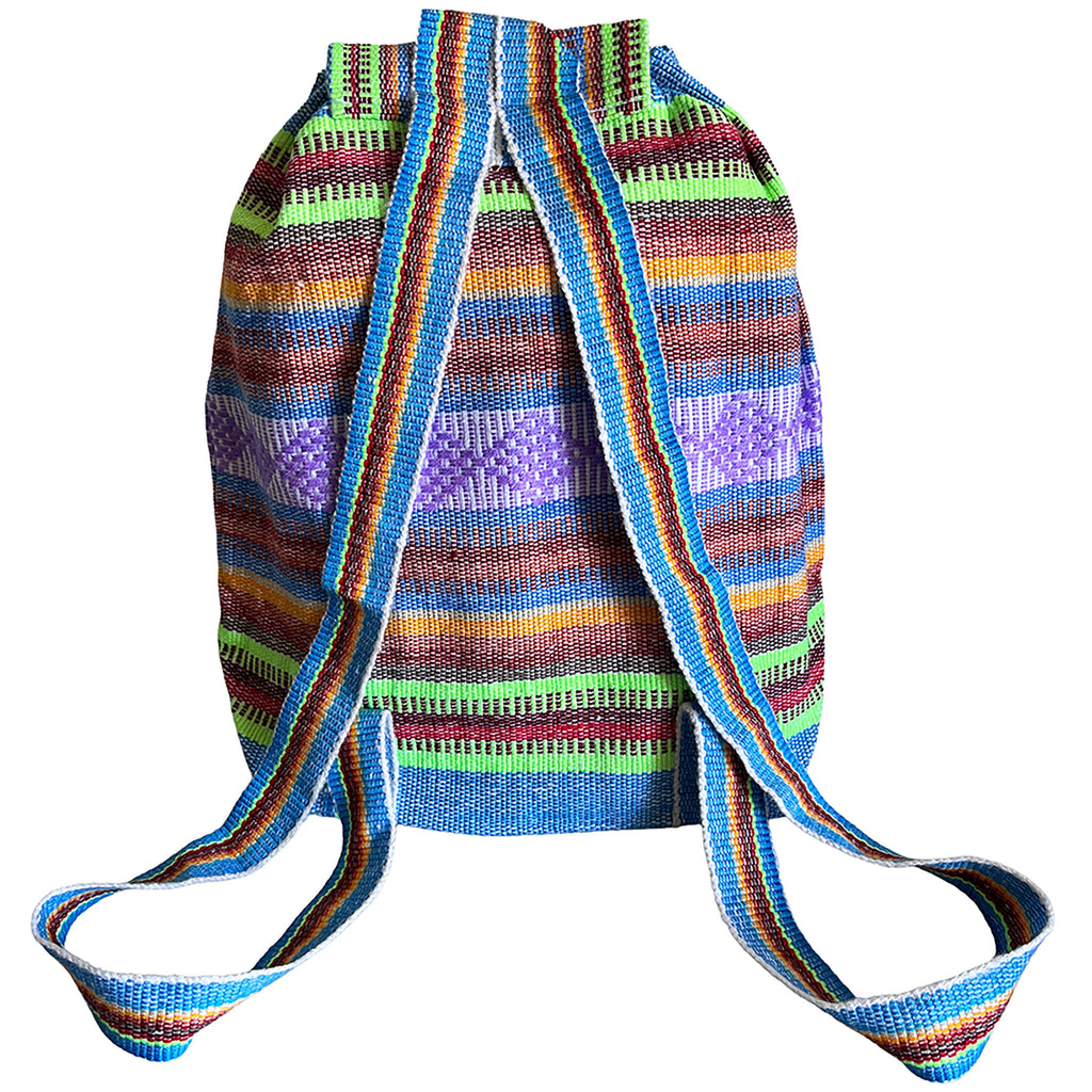 Baja Backpack - Lavender Lime Blue
