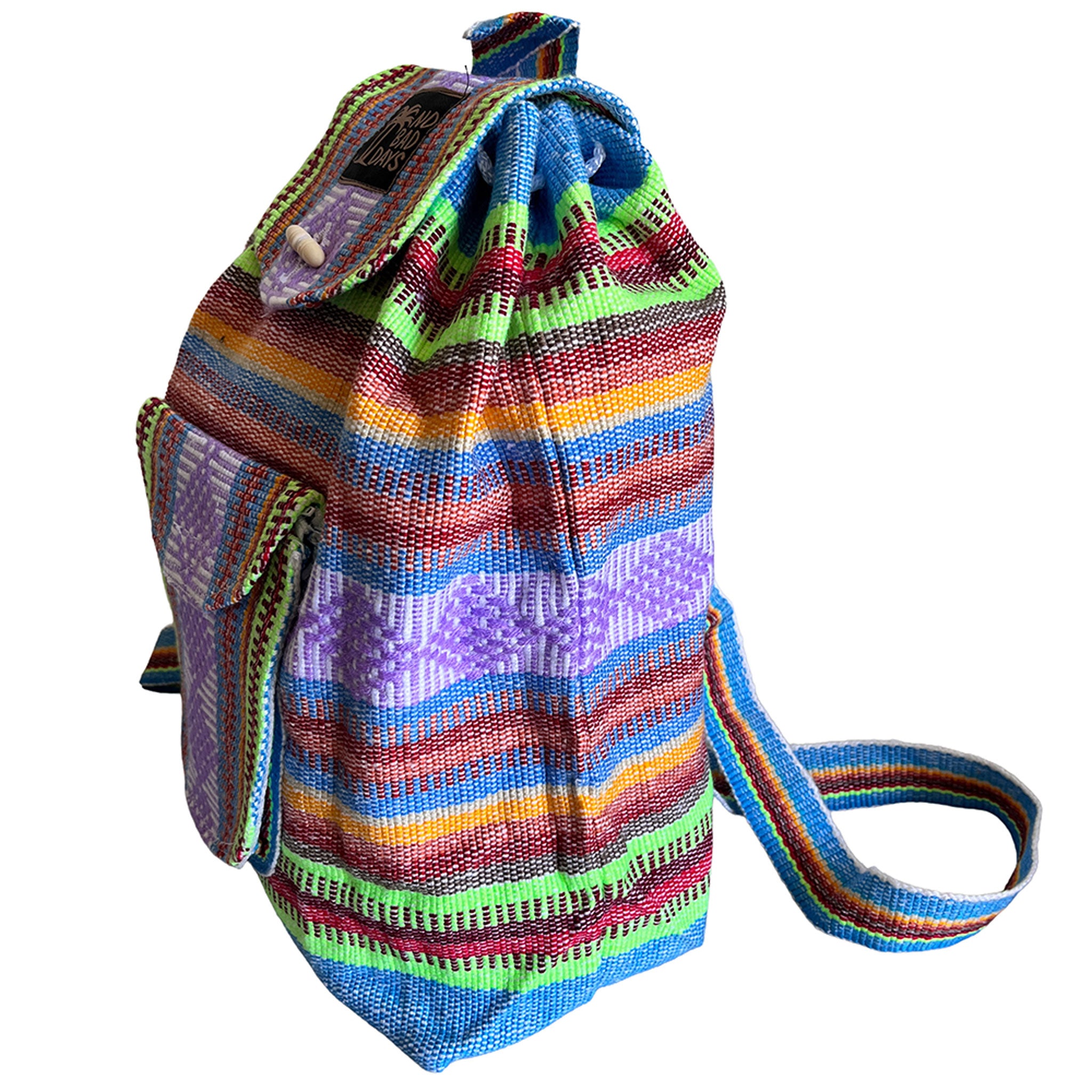 Baja Backpack - Lavender Lime Blue