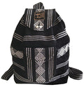 Baja Backpack - Black & White Stripes v2