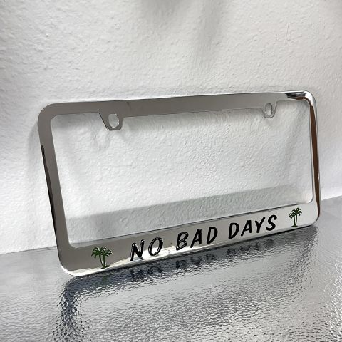 License Plate Frame - Chrome