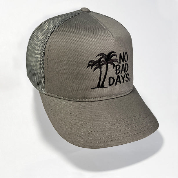 Mesh Back Grey Trucker Hat