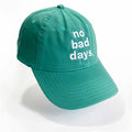 Aqua Text Black Dad Hat