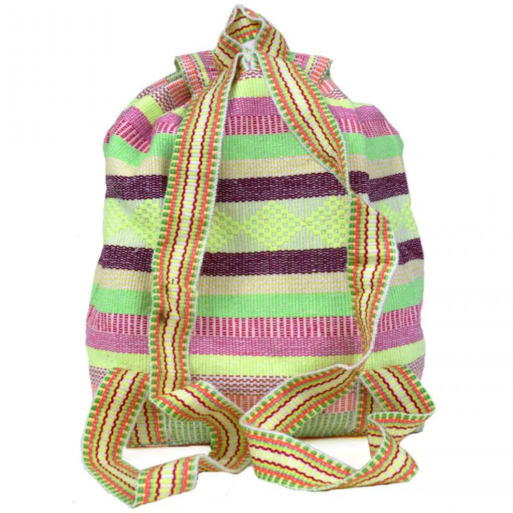 Baja Backpack - Neon Yellow & MultiColor Pastels