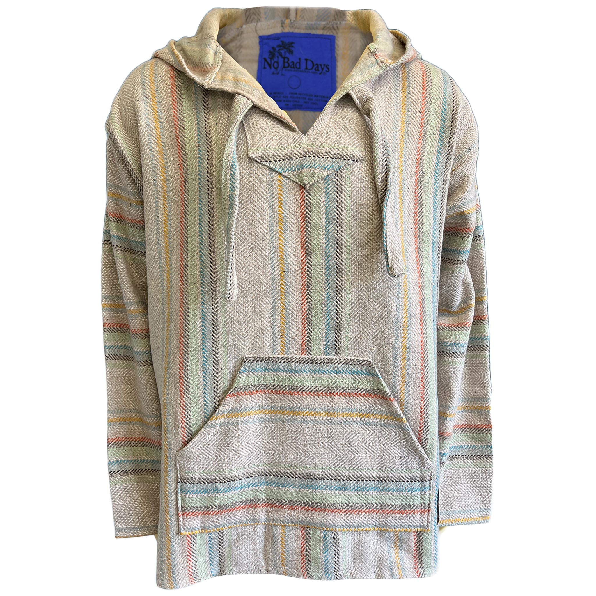Sand Pastel Aqua Sun Yellow Baja Hoodie