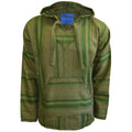 Taupe Moss Green Diamond Baja Hoodie