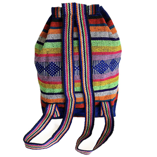Baja Backpack - Blue & Lime MultiColor