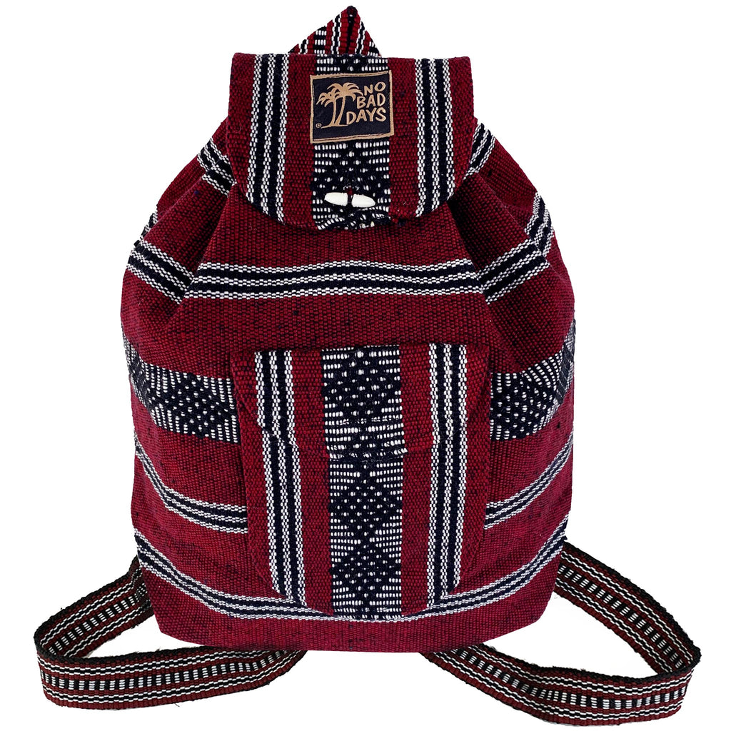 Baja Backpack - Burgundy Wine Black