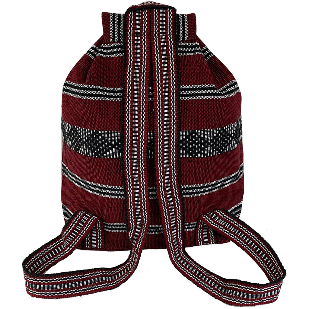 Baja Backpack - Burgundy Wine Black