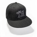 Charcoal Cotton Snapback Cap