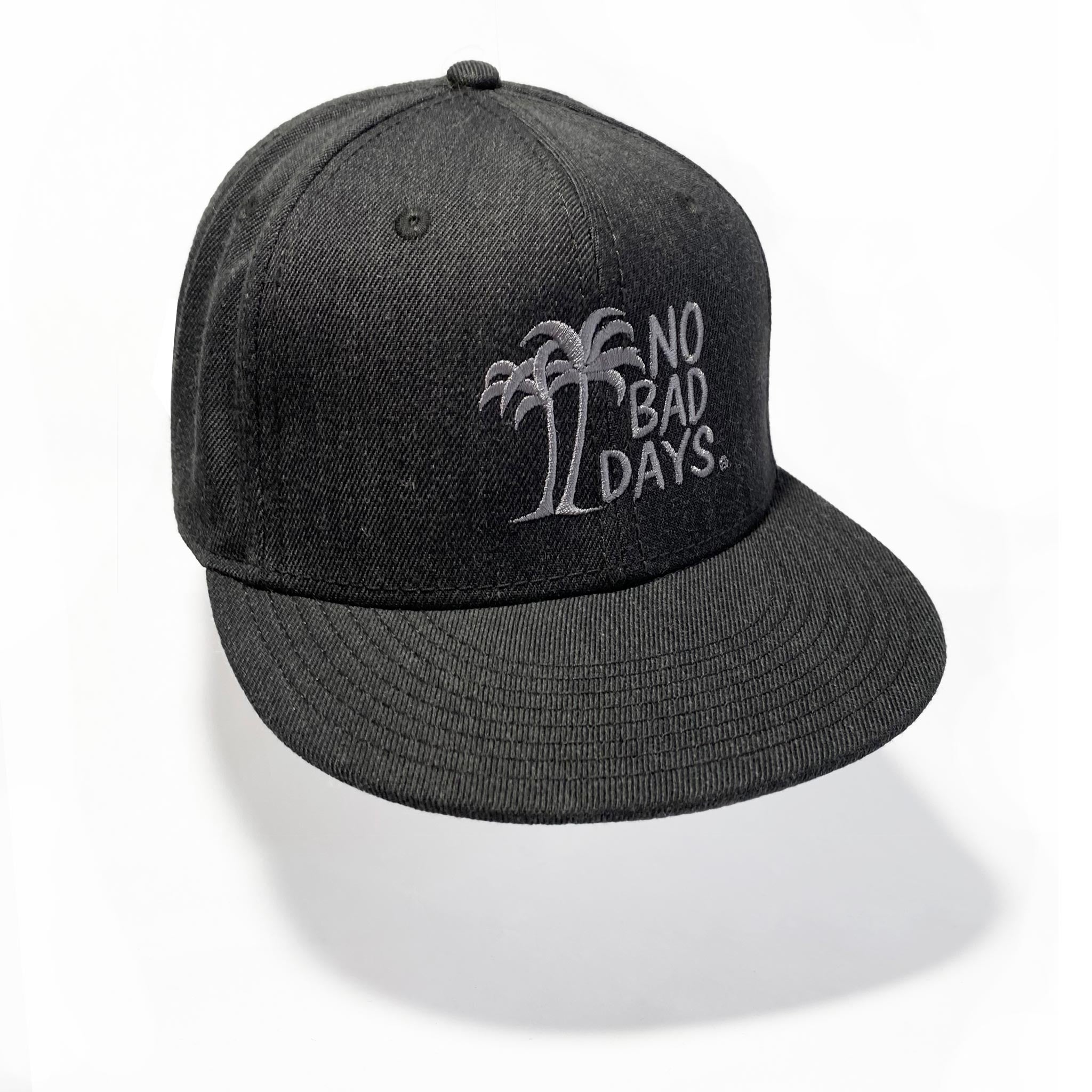 Charcoal Cotton Snapback Cap