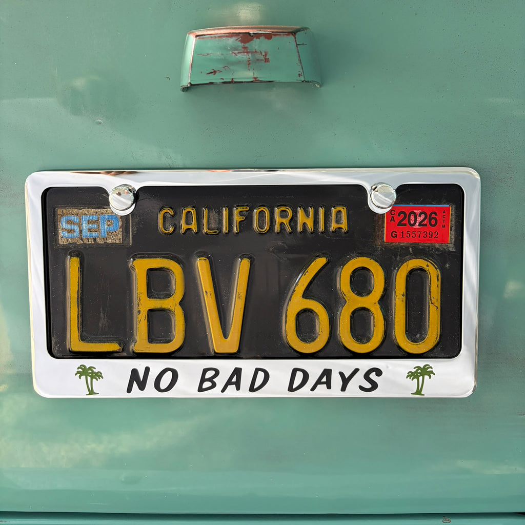 License Plate Frame - Chrome