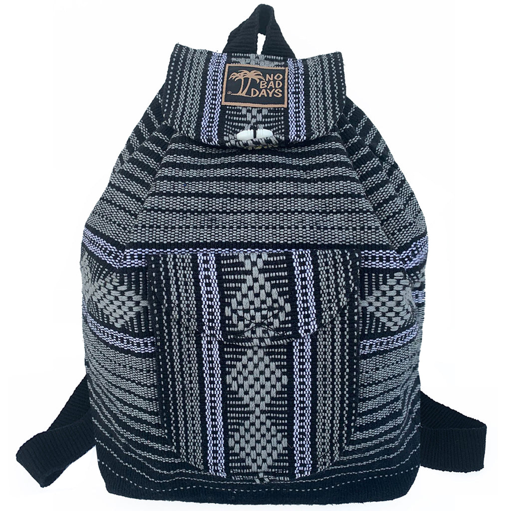 Baja Backpack - Gray Tiger Striped
