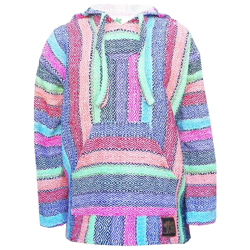 Rainbow Diamond Baja Hoodie