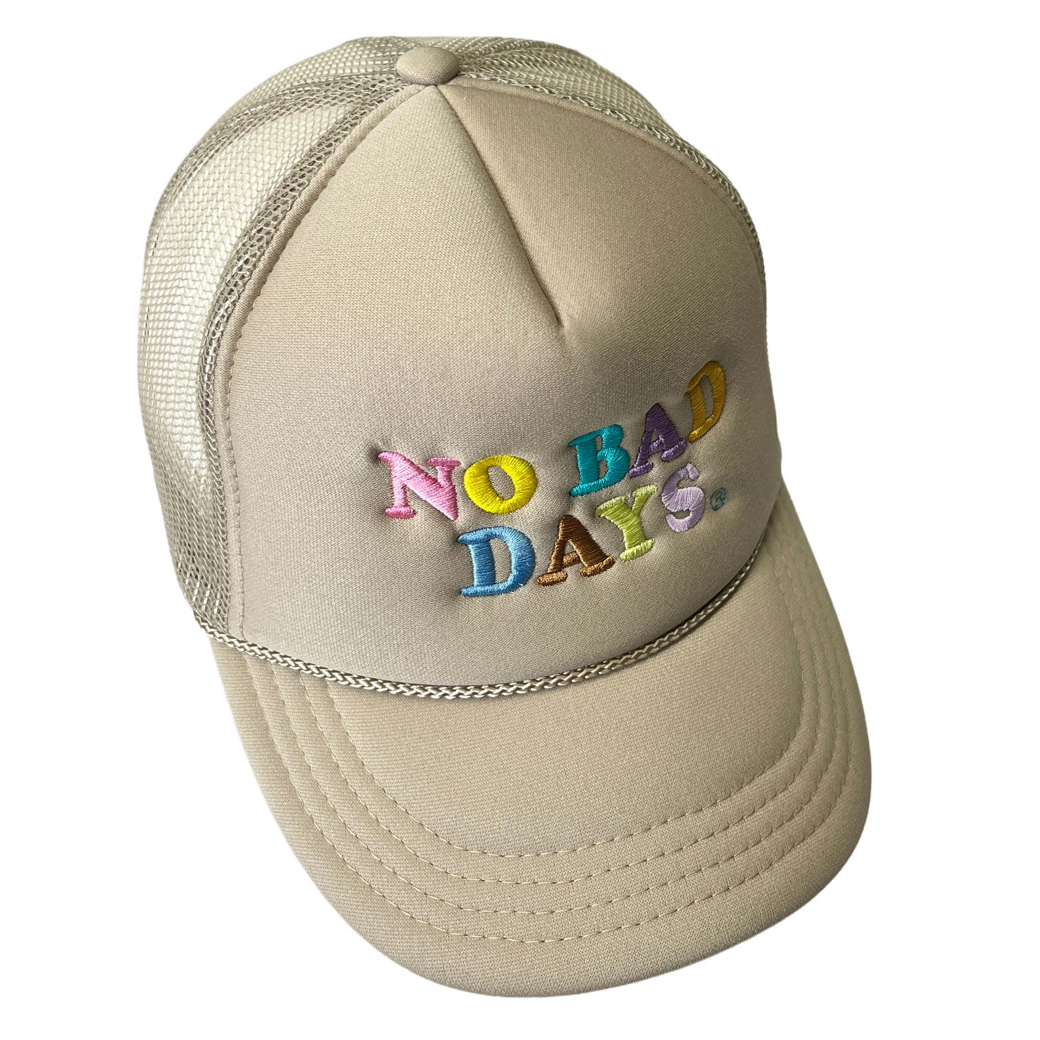Mesh Back Khaki Trucker Hat