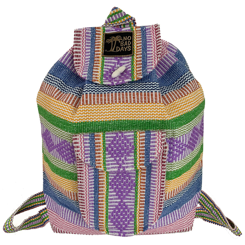 Baja Backpack - Pastel Pink Lavender MultiColor