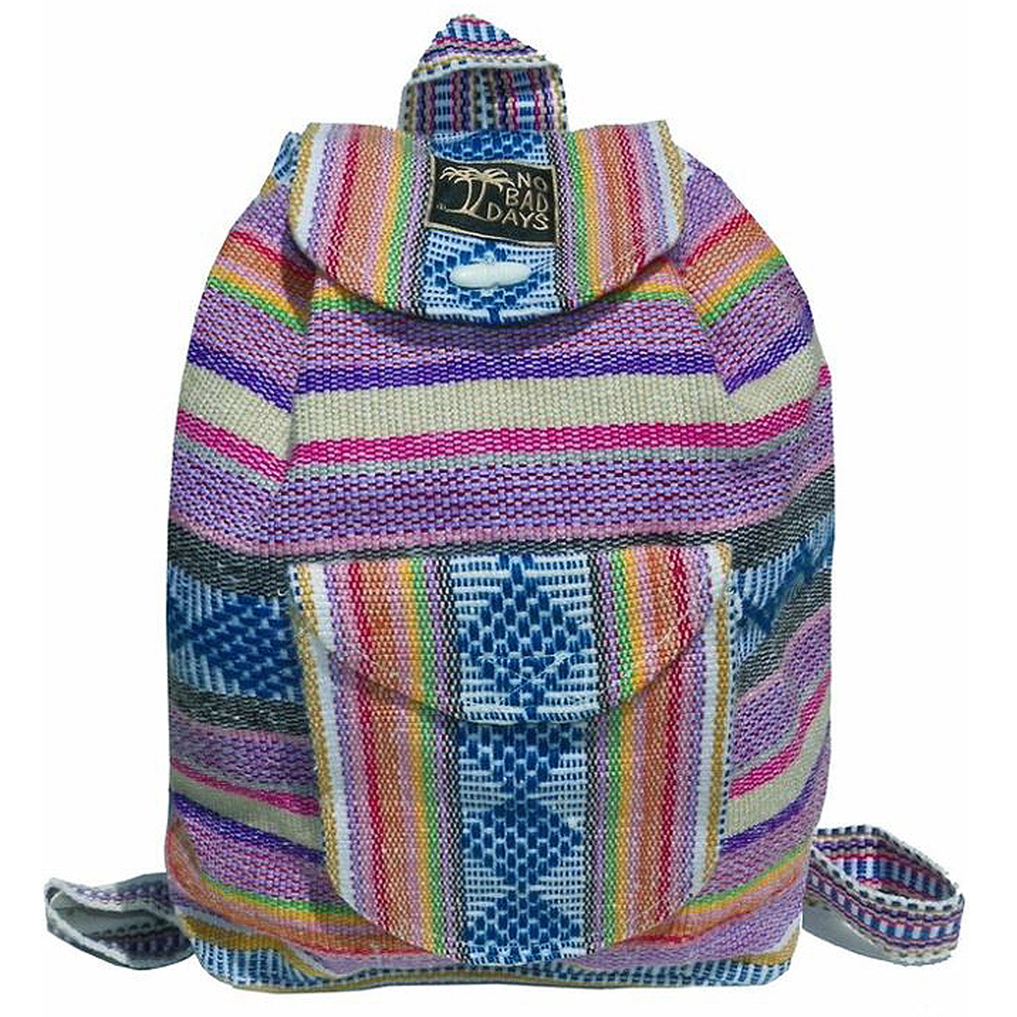 Baja Backpack - Turquoise & MultiColor Pastels