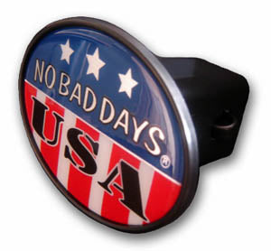 USA Domed Trailer Hitch Cover